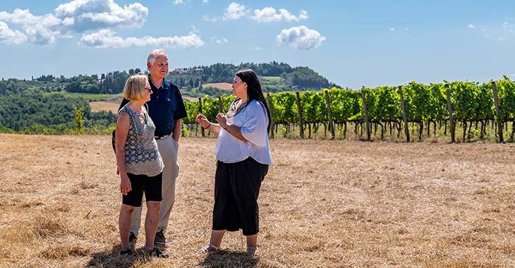Visit to the Bocelli vineyards in the 4 Days Teatro del Silenzio Tour by Andrea Bocelli